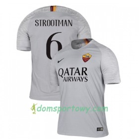 Koszulka AS Roma Strootman 6 Wyjazdowe Koszulki Piłkarskie 2018-2019 Krótki Rękaw